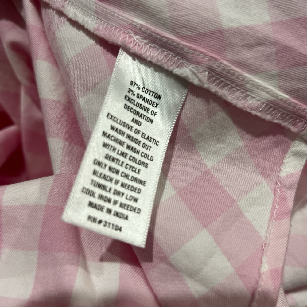 Smocked Pink Gingham Sundress with Pom-Trim Straps - Picture 5 of 5